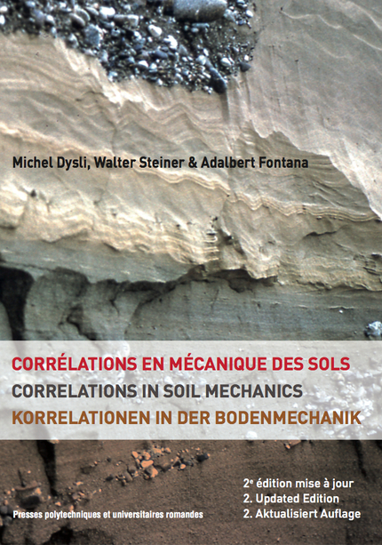Corrélations en mécanique des sols  - Michel Dysli, Walter Steiner, Adalbert Fontana - EPFL Press