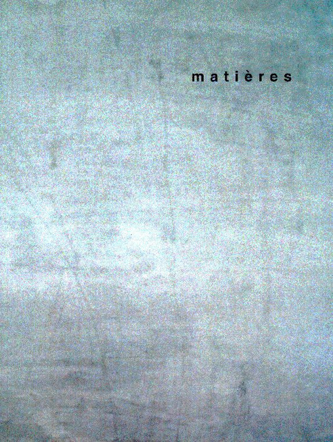 matières 1  - Alberto Abriani, Gilles Barbey, Pierre Frey, Jacques Gubler, Jacques Lucan, Bruno Marchand, Martin Steinmann - EPFL Press