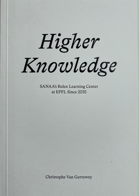 Higher Knowledge  - Christophe Van Gerrewey - EPFL Press English Imprint